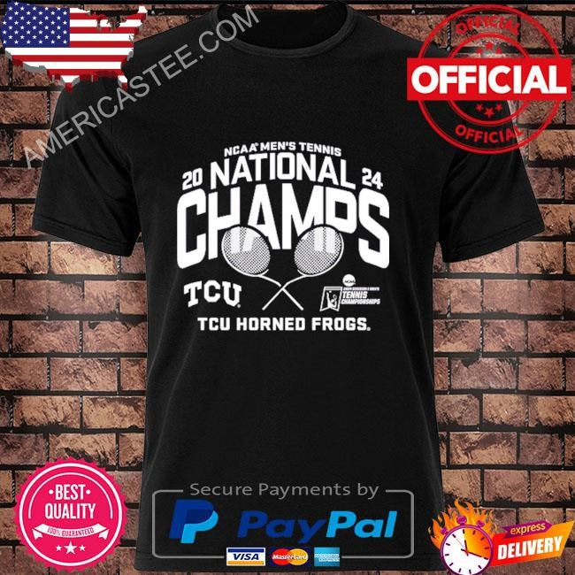 2024 ncaa men’s tennis national champions Tcu horned frogs shirt