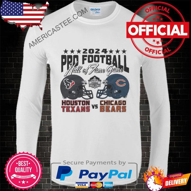 2024 pro football hall of fame game texans vs bears shirt