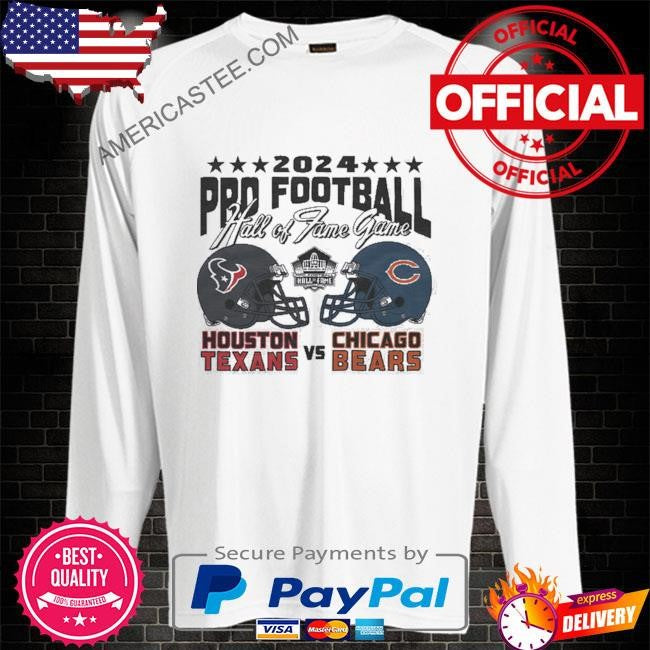 2024 pro football hall of fame game texans vs bears shirt