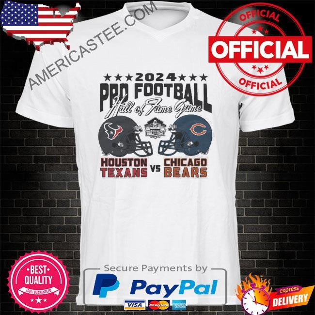 2024 pro football hall of fame game texans vs bears shirt