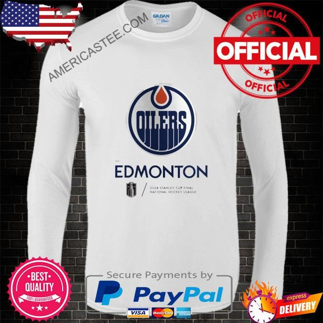 2024 stanley cup final Edmonton oilers authentic pro fleece logo shirt