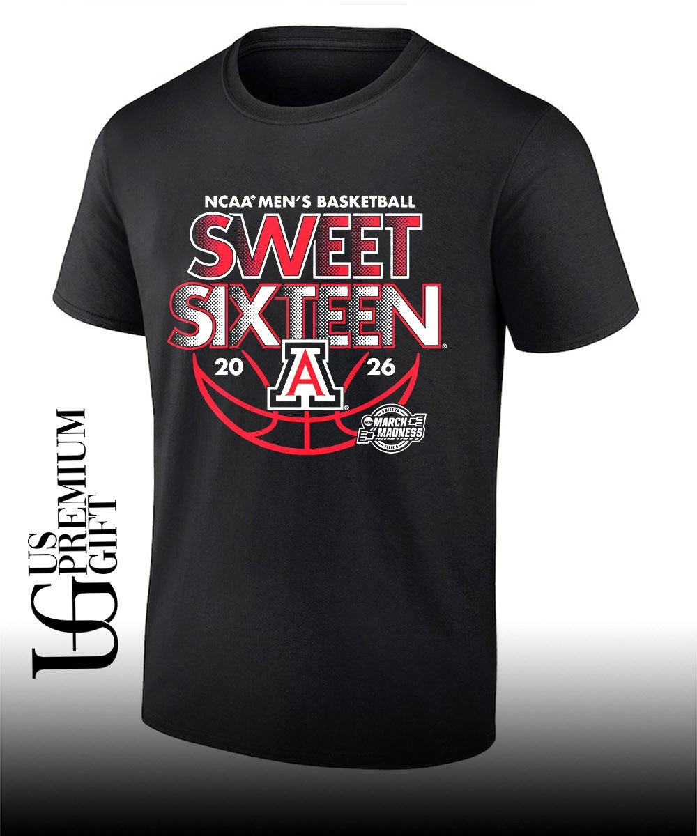2026 Sweet Sixteen Arizona Wildcats men’s basketball NCAA March Madness shirt