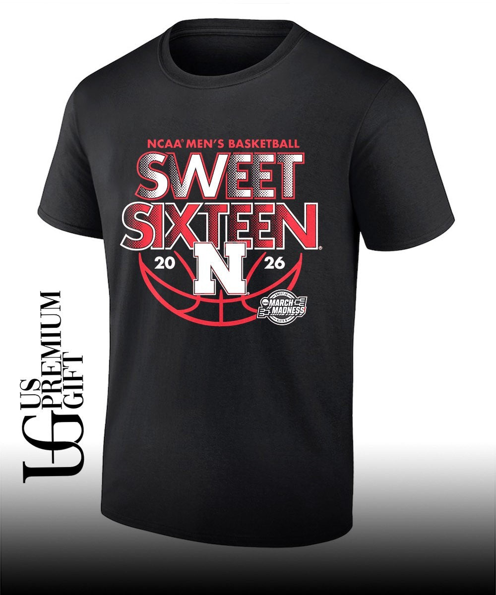 2026 Sweet Sixteen Nebraska Cornhuskers men’s basketball NCAA March Madness shirt