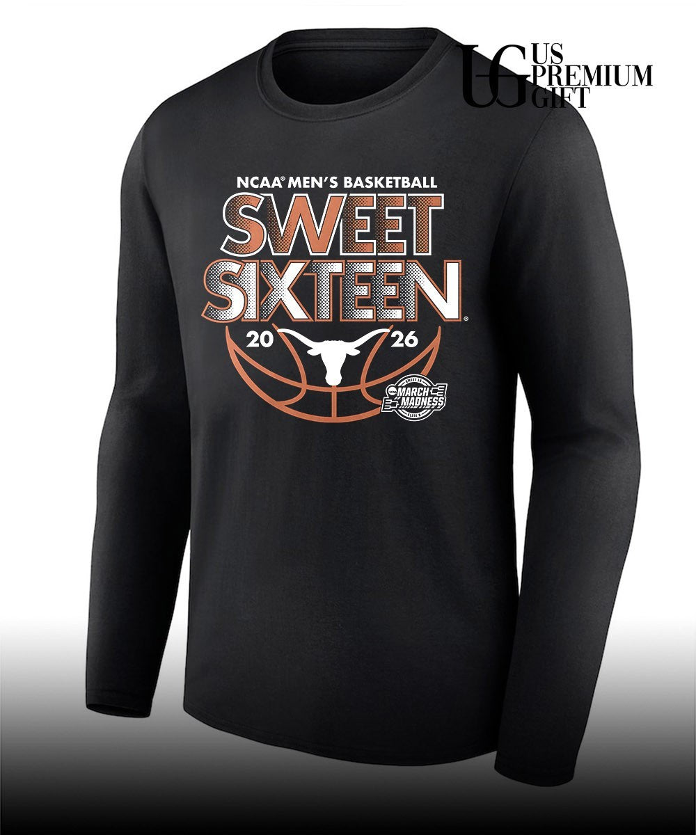 2026 Sweet Sixteen Texas Longhorns men’s basketball NCAA March Madness shirt