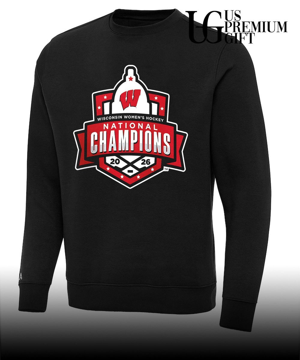2026 Wisconsin Badgers NCAA Frozen Four Women’s Ice Hockey National Champions shirt