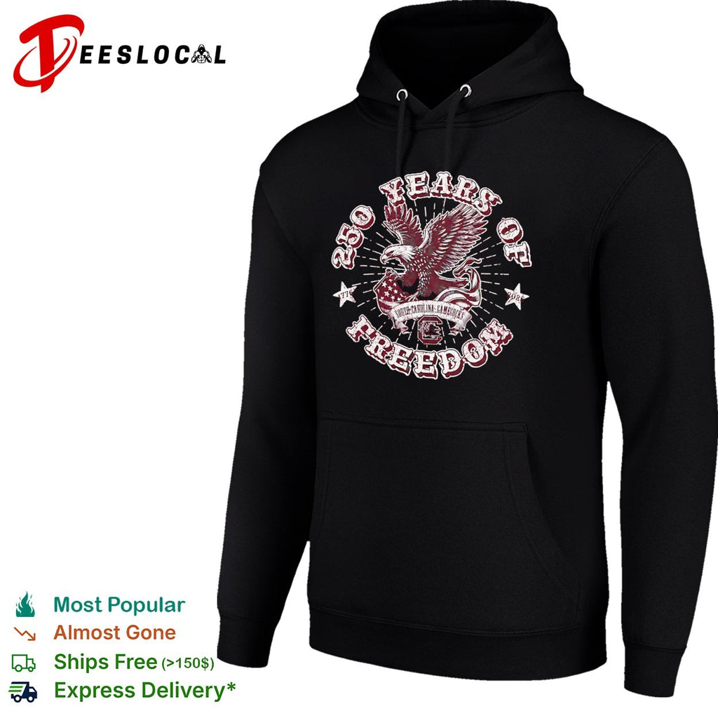 250 Years of Freedom South Carolina Gamecocks 1776 2026 Patriotic Eagle Gamecocks shirt