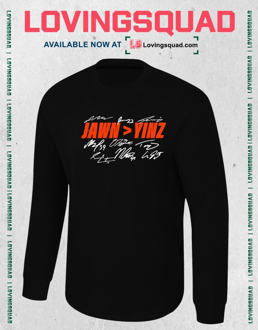 Philadelphia Hockey Jawn Yinz Signatures shirt