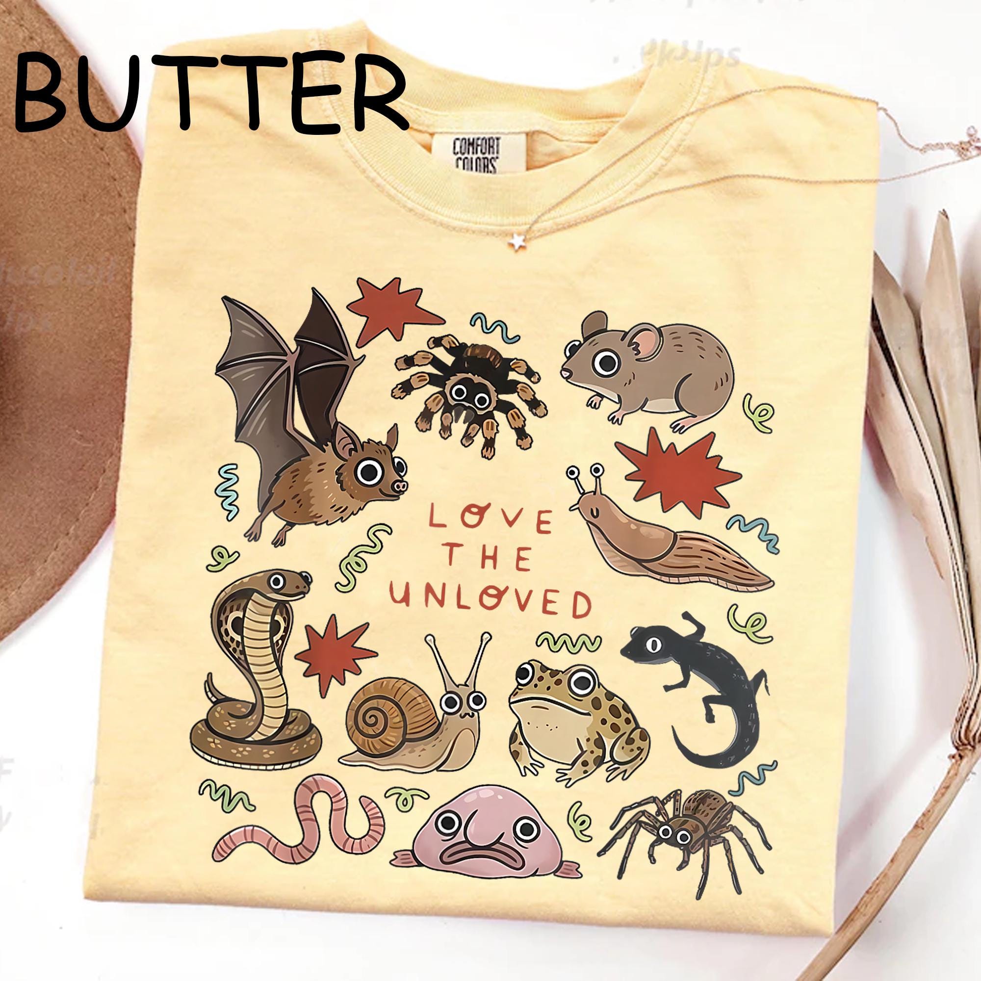 Love Unloved Comfort Colors Weird Animal Tee Retro Entomology Science Nerd Tee Bug Lover Biology Teacher Tee (4)