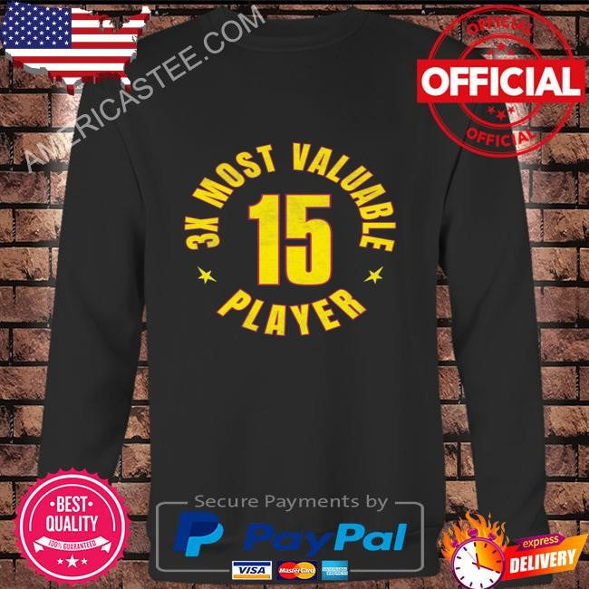 3x mvp most valuable player shirt