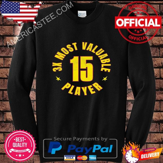 3x mvp most valuable player shirt