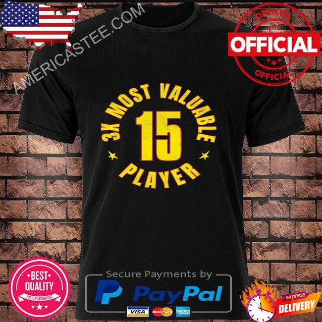 3x mvp most valuable player shirt