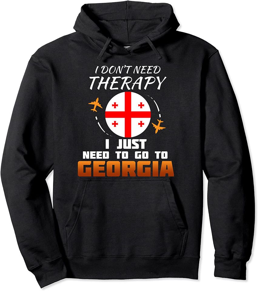 Georgian Flag I Georgia Flag I Vacation Gift I Georgia Pullover Hoodie