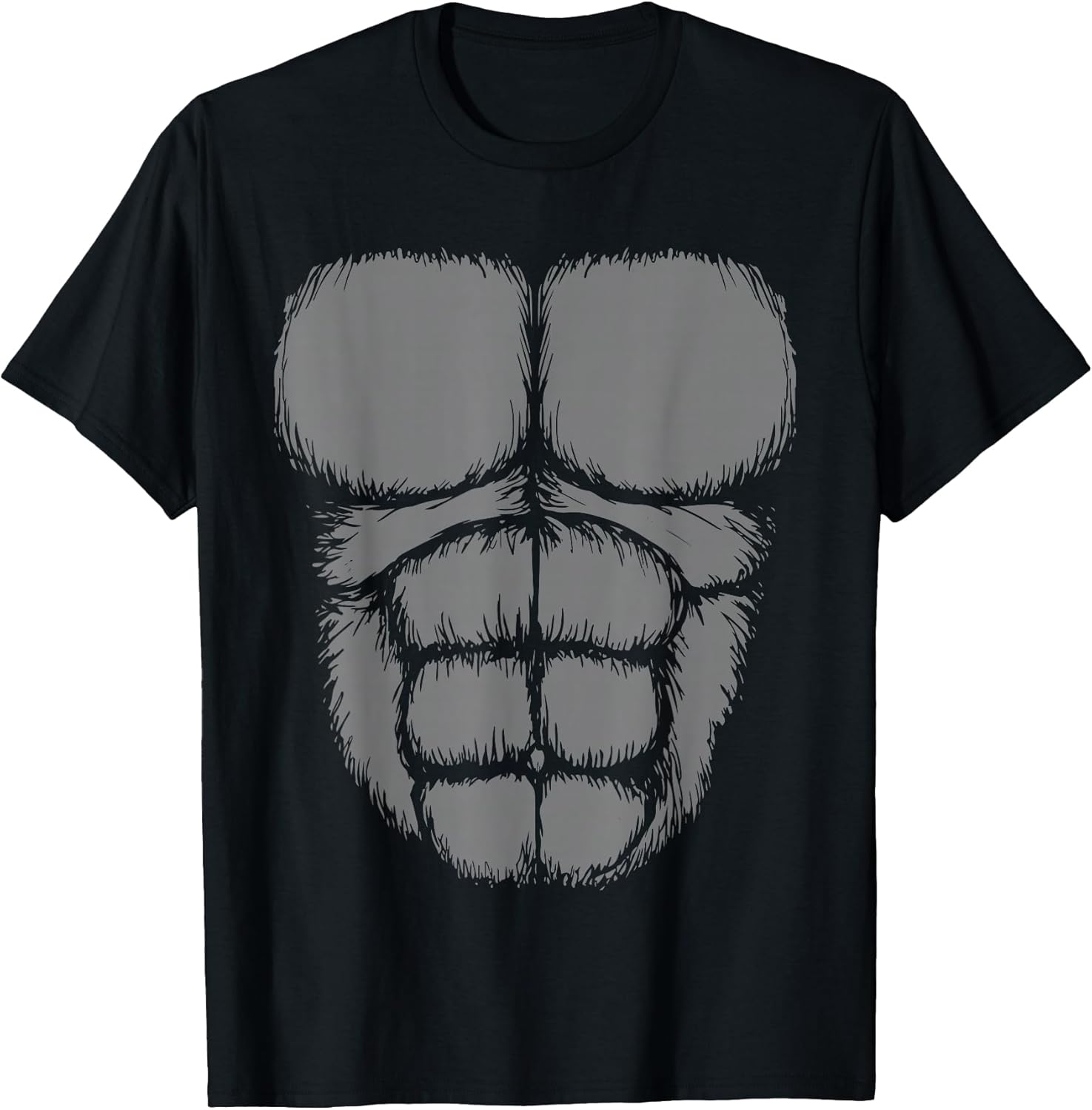 Gorilla Sixpack Abs Muscle Graphic | Alpha Fitness Apparel T-Shirt