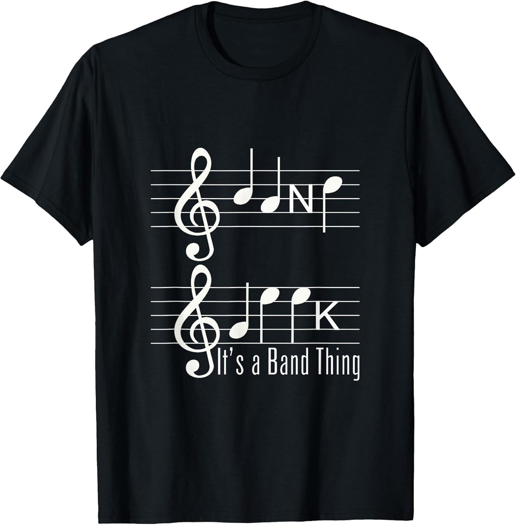 Band Geek Music Notes Shirt