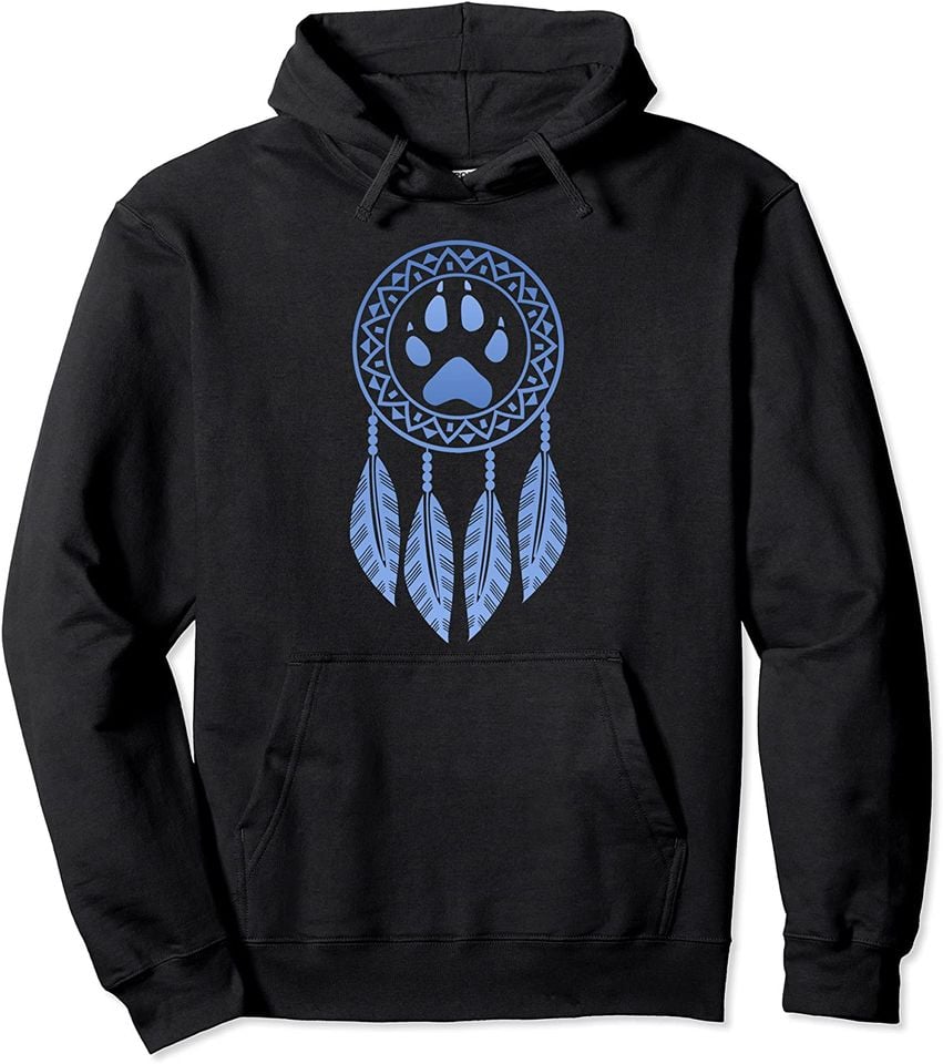 Wolf Dreamcatcher Hoodie Love Wolves Women Teen Girls Dream Catcher Pullover