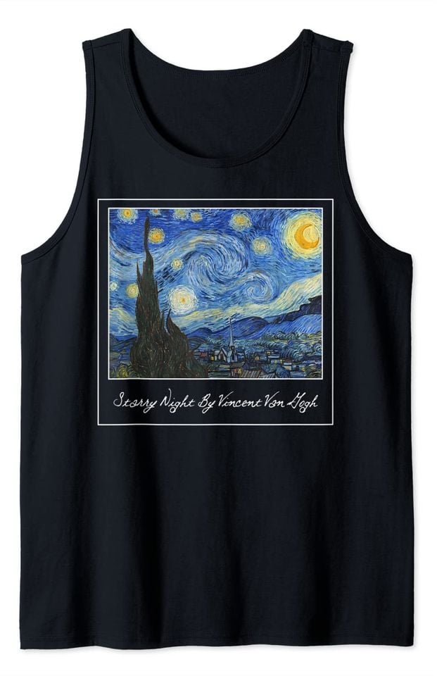 Poraloid Tank Top Trendy Starry