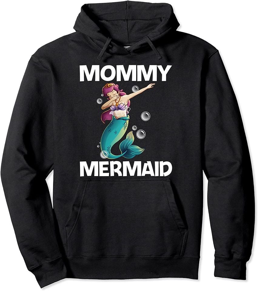 Mermiaid Stuff Hoodie For Women Mom Merman Human Fish Sea Creature Pullover