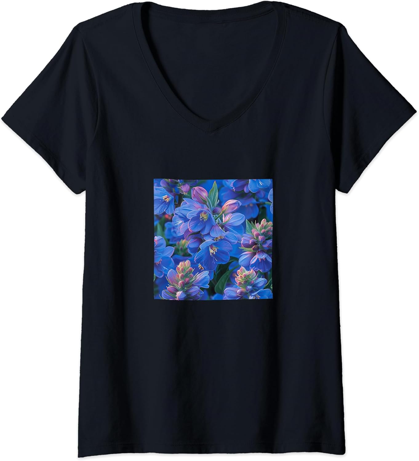 Angelonia Flower Pattern Merch
