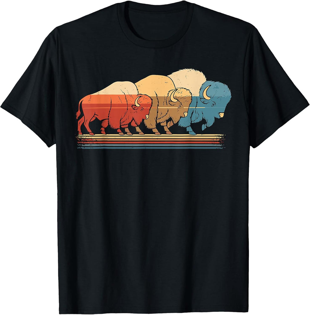 Classic Colorful Bison Merch