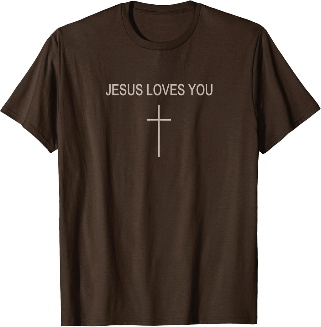 Jesus Loves You Minimalist Christian Faith Subtle