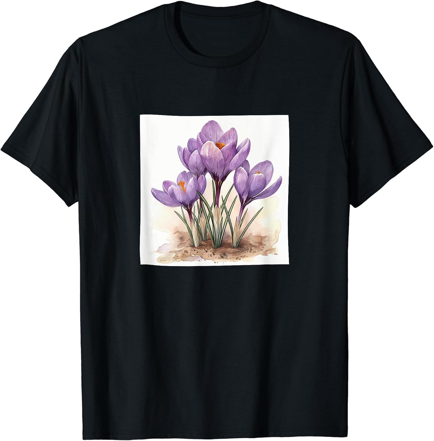 Crocus Flower Cottagecore Merch