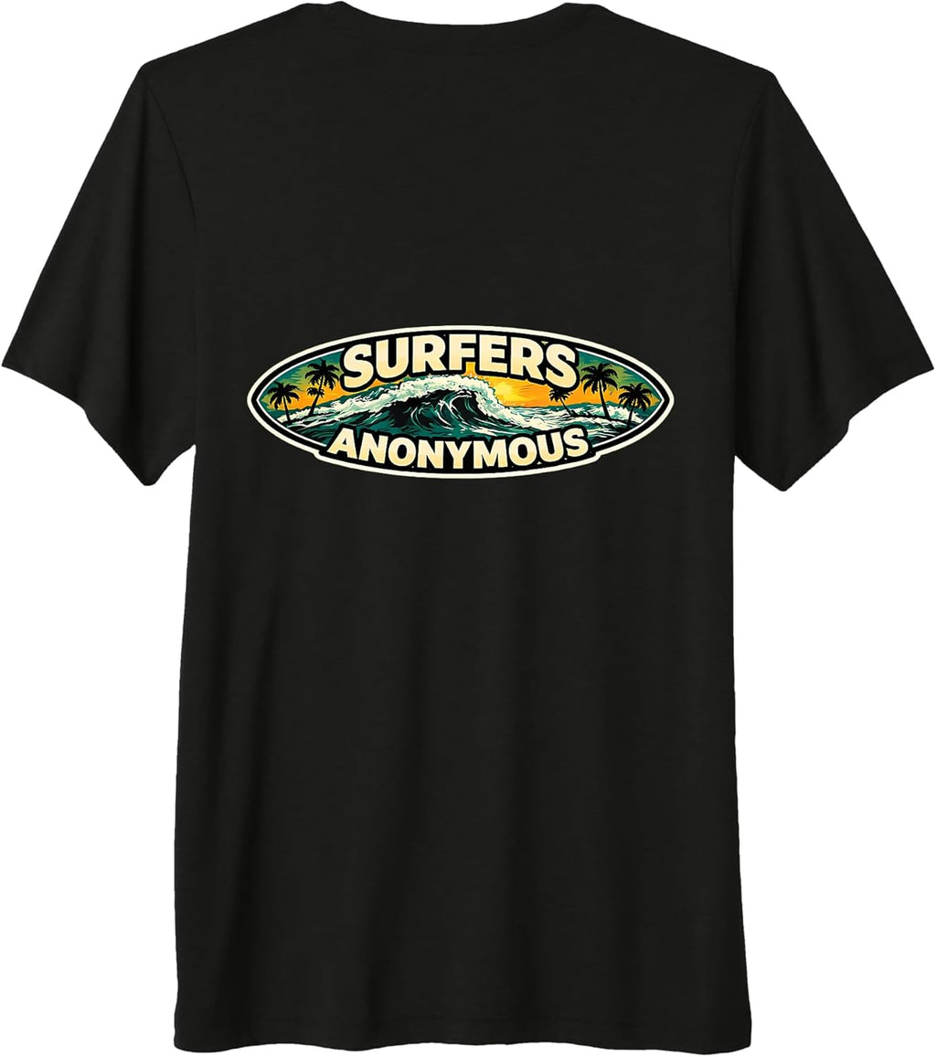 Surfers Anonymous Addicted To Surfing Lover Merch