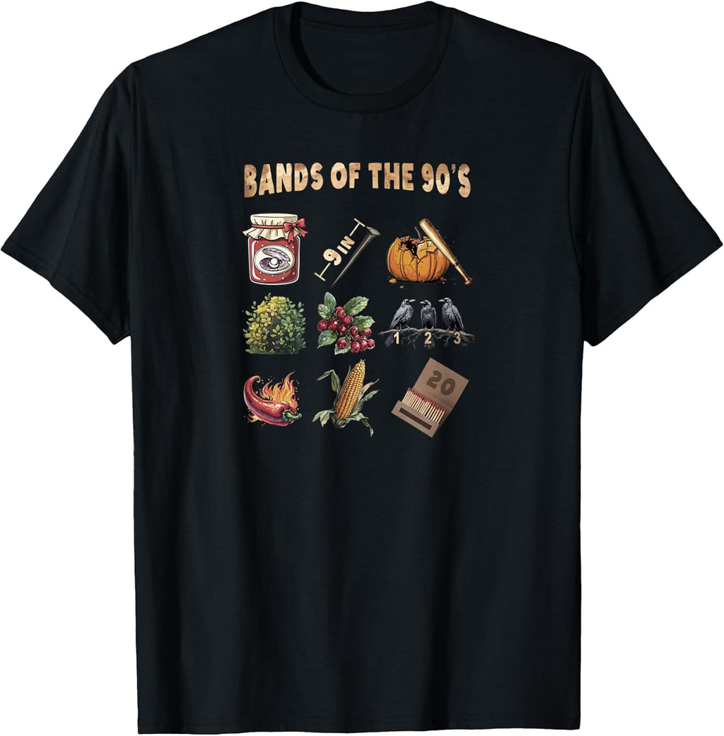 Funny Retro Popular Music Bands Of The 90's Band