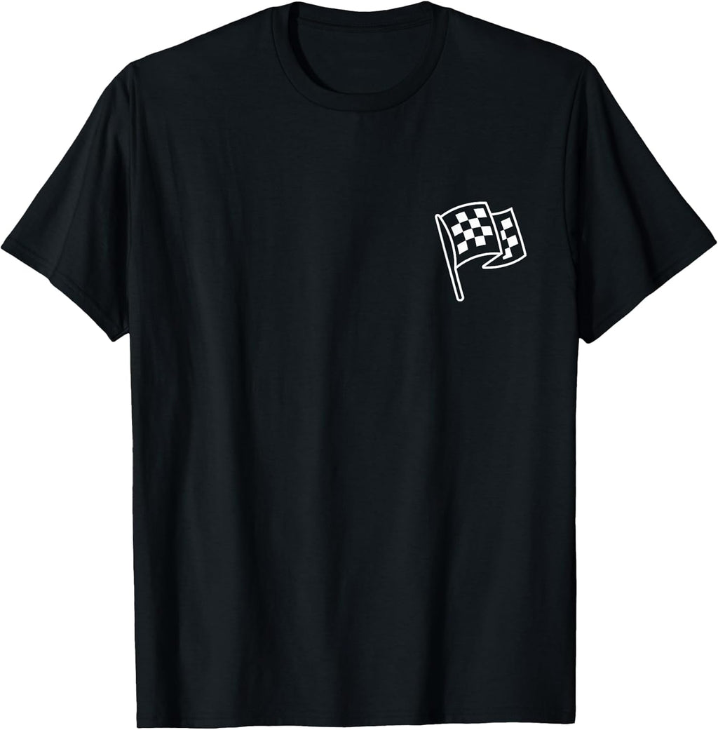 Minimal Checkered Flag Shirt For Men Women