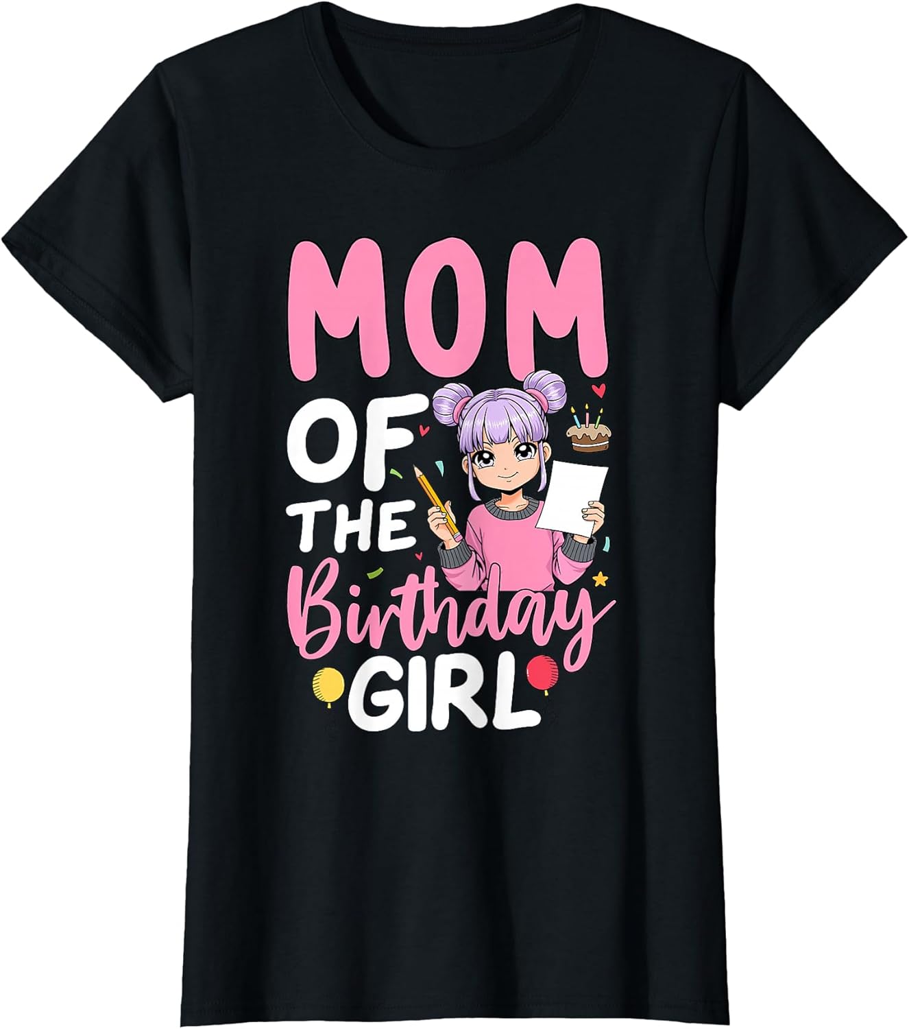 Anime Birthday Girl Celebration Matching Apparel