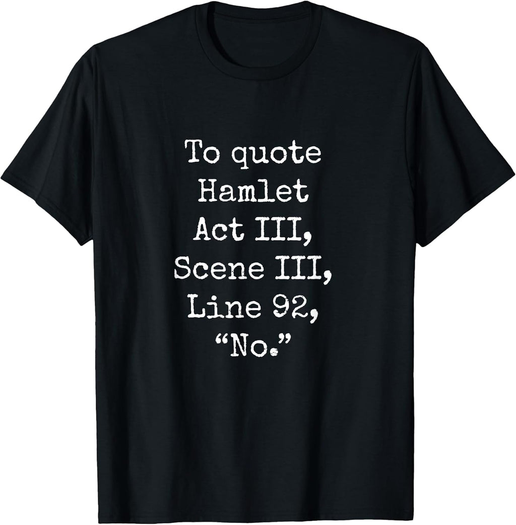 To Quote Hamlet Act 3 Scene 3 Line 92 No