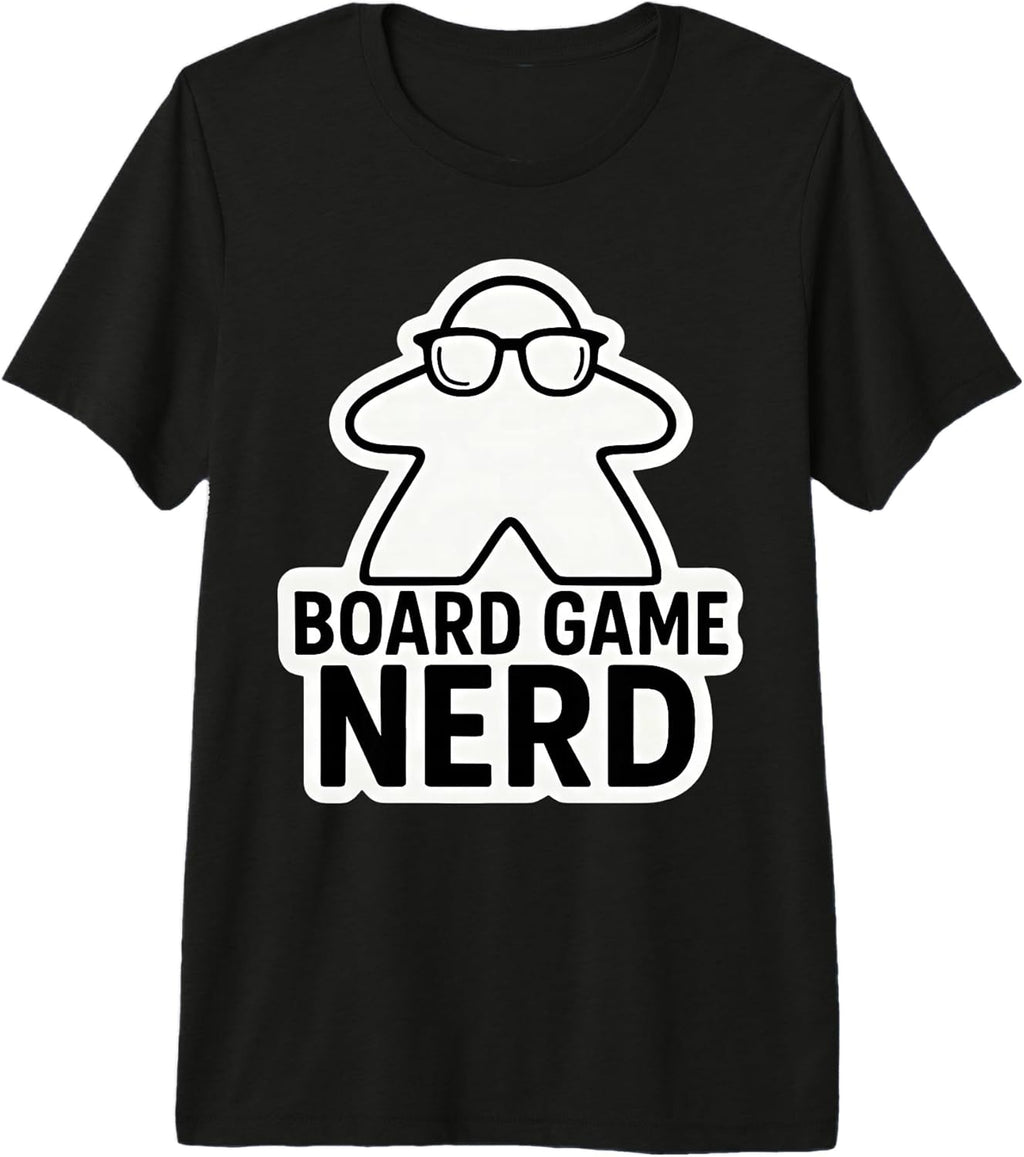 Board Game Nerd Funny Meeple Nerdy Glasses Merch