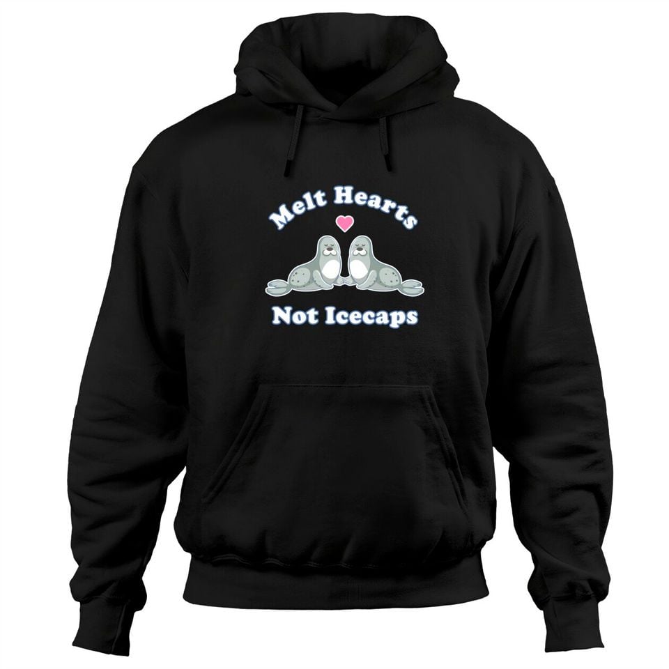 Save Our Planet Climate Change Earth Day 2021 Arctic Seal Pullover Hoodie