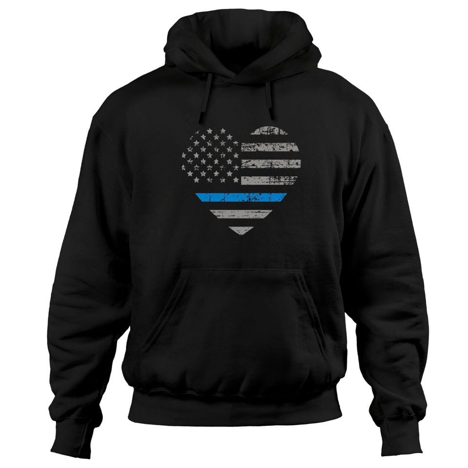 I Support the Thin Blue Line Hoodie