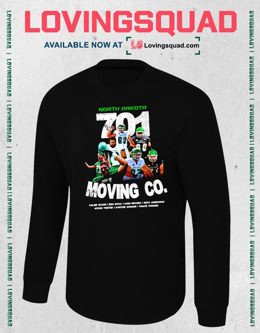 701 Moving Co. North Dakota Football Shirt