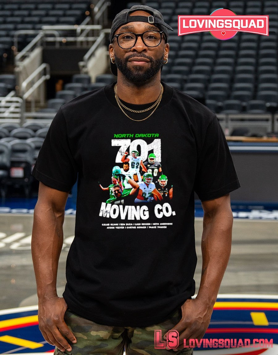 701 Moving Co. North Dakota Football Shirt
