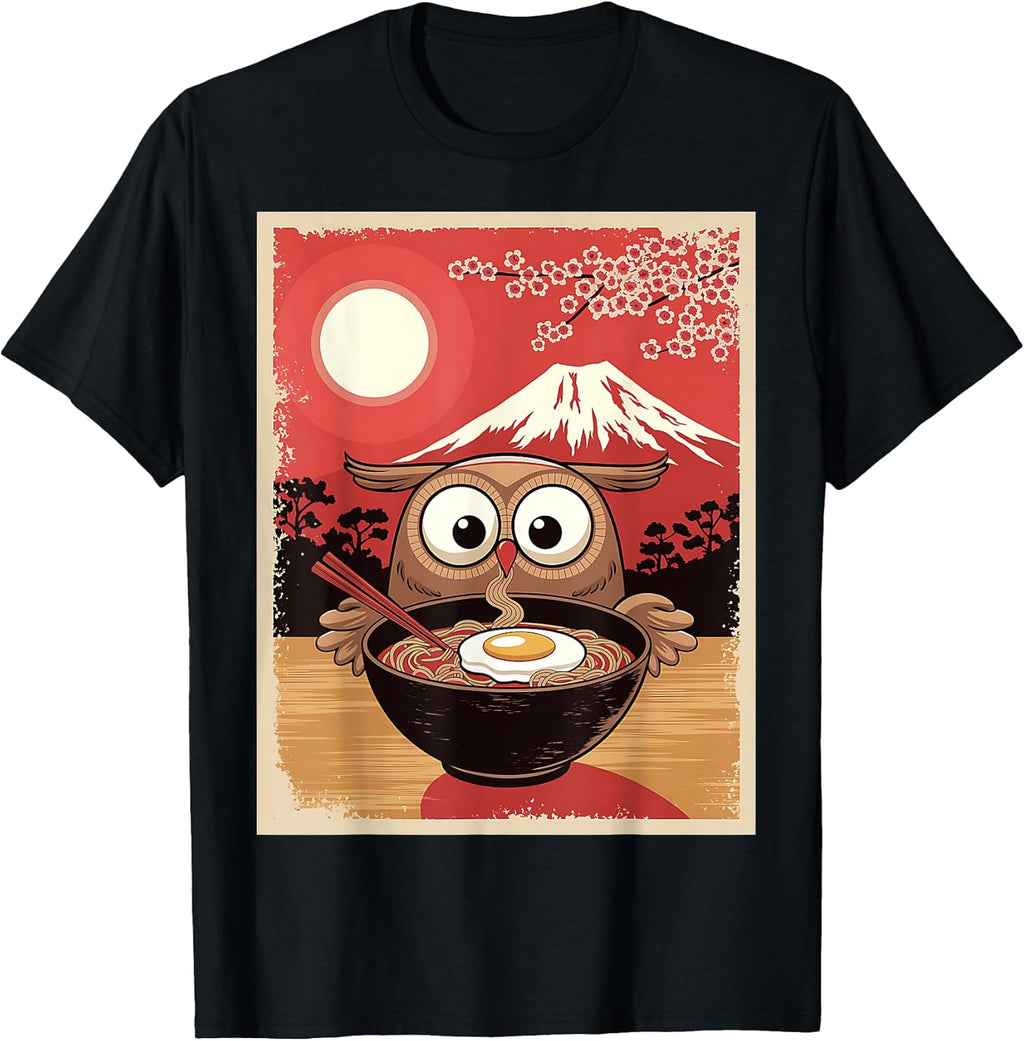 Owl Fuji Cherry Blossom Merch.
