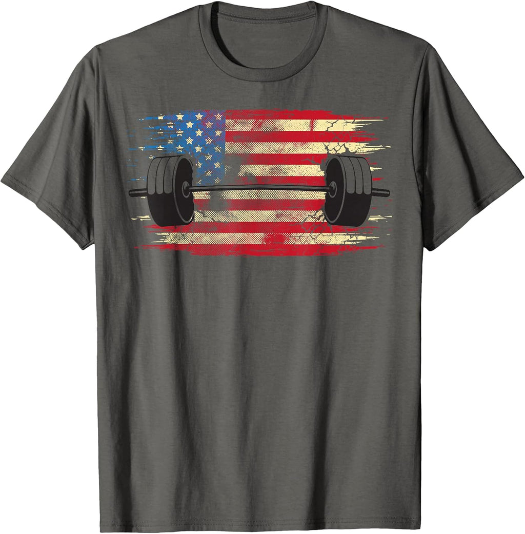 American Weightlifting US Gym Shirts 247