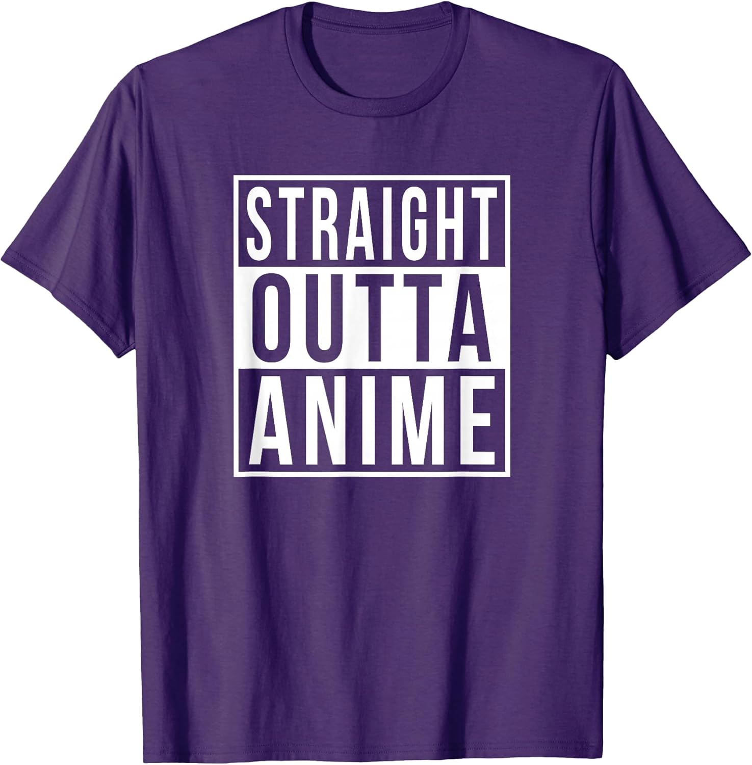 Straight Outta Anime Sweatshirt & T Shirt Biz
