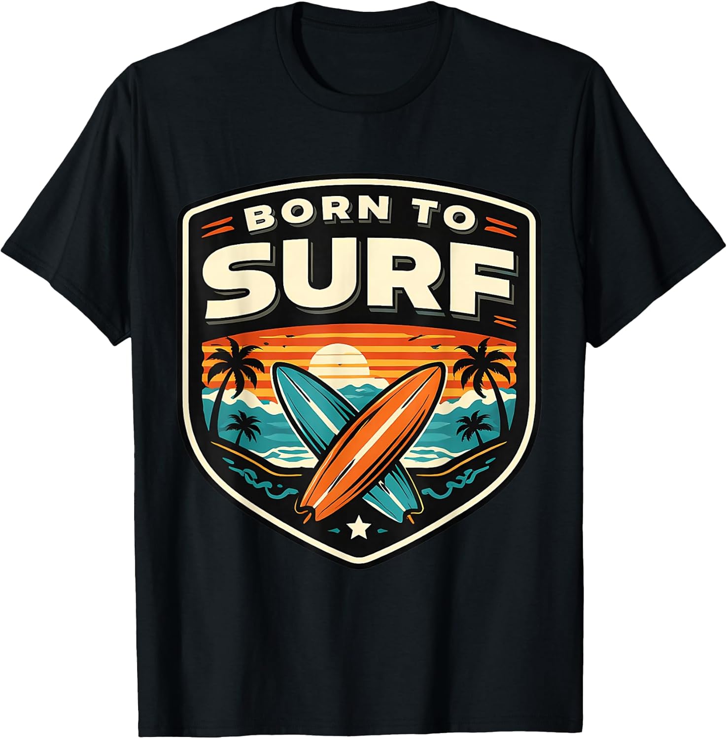 Born To Surf Surfing Saying Surfer Quote Merch