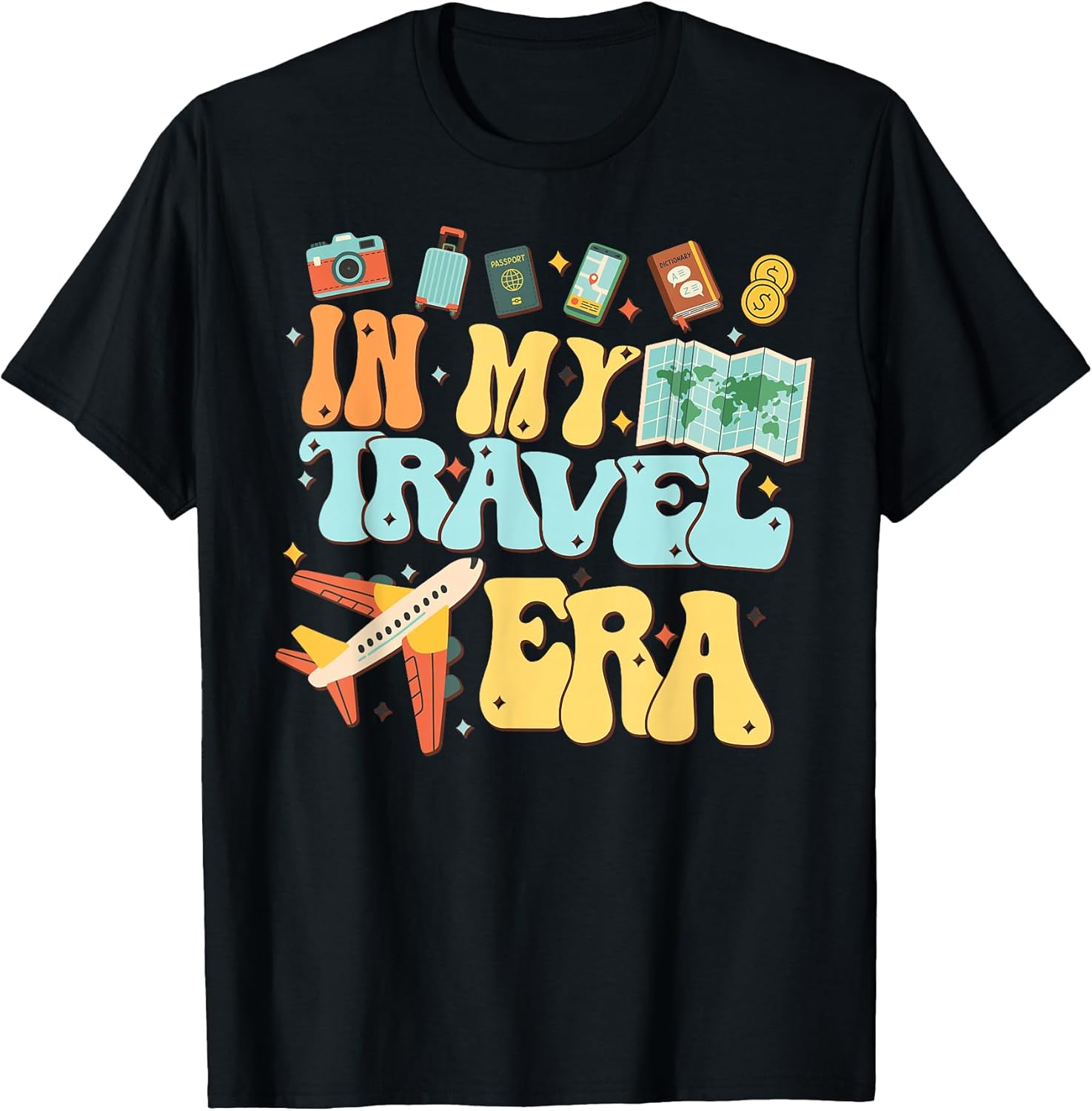 In My Travel Era Funny Traveler Summer Vacation