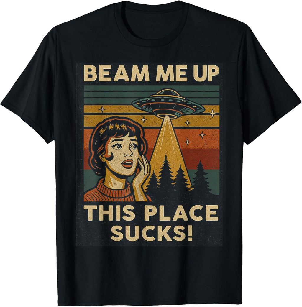 Retro UFO Alien Sci Fi Vintage Artwork