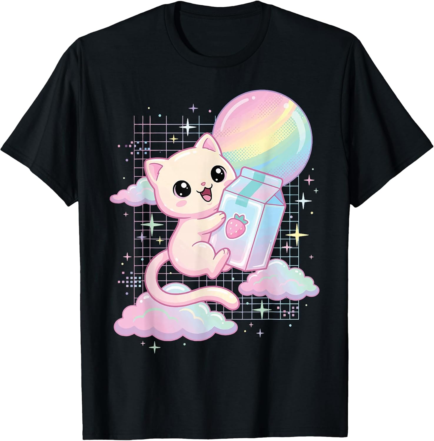 Kawaii Cute Cat Pastel Anime Japanese Girl