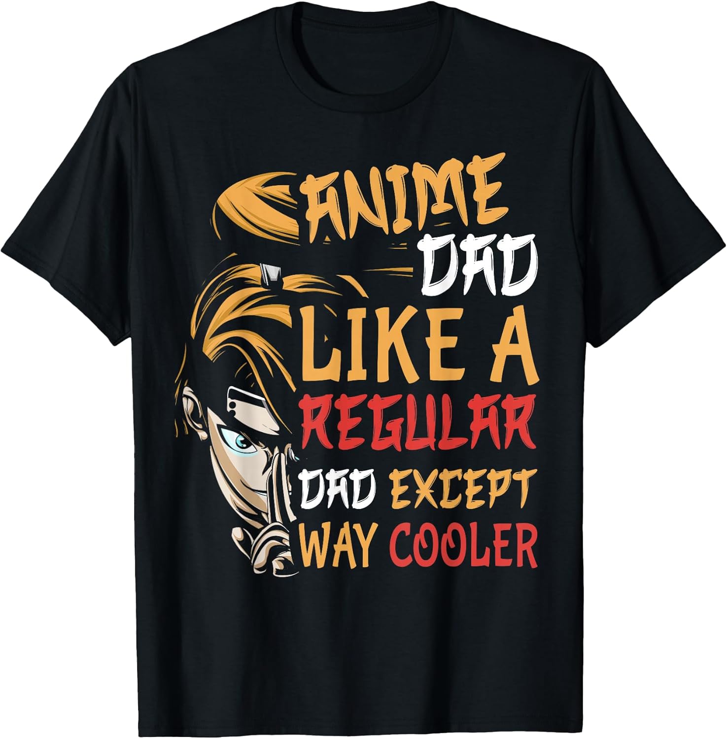 Funny Anime Father's Day Anime Dad Tee
