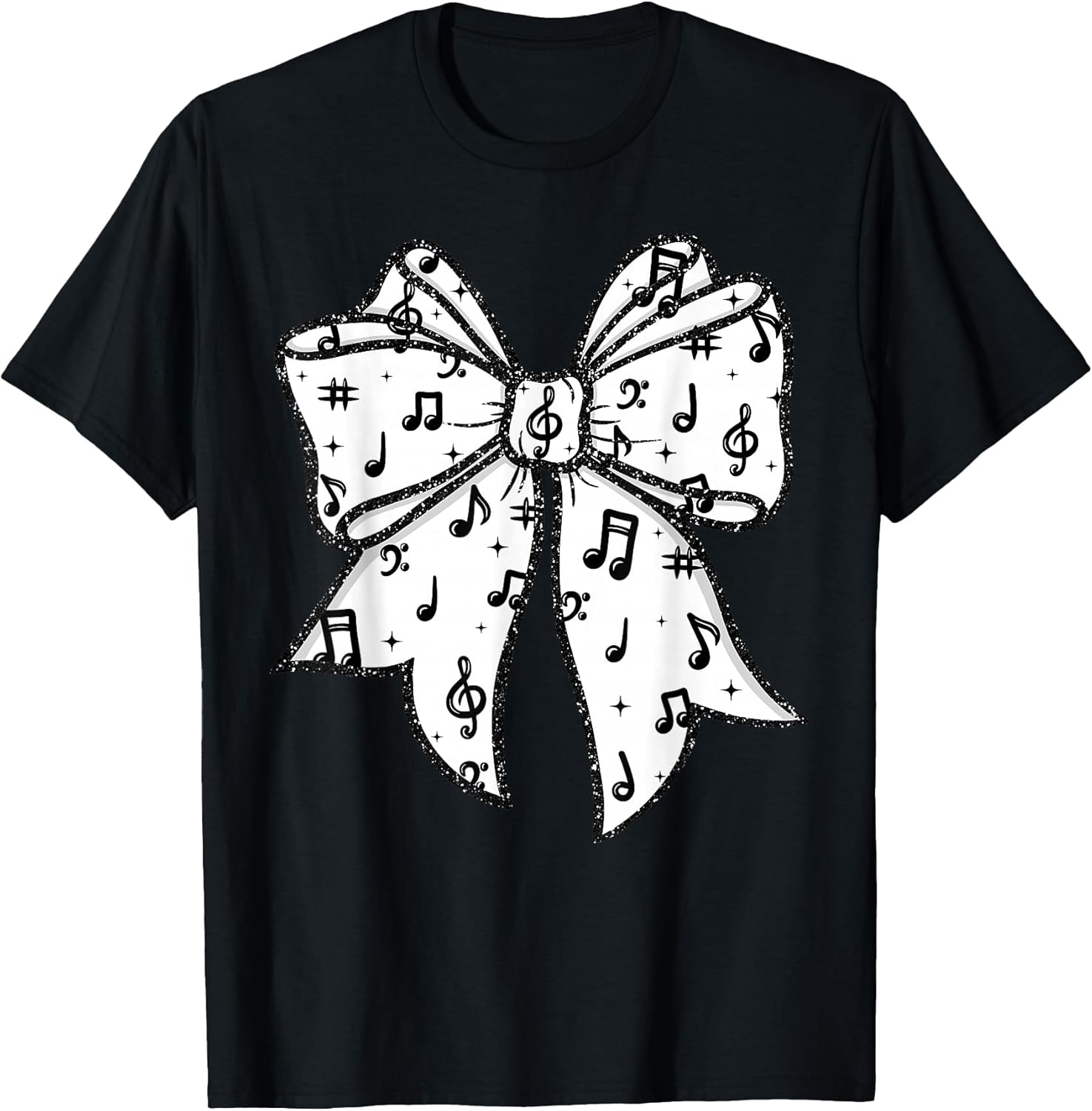 Music Notes Coquette Bow Music Teacher Musician