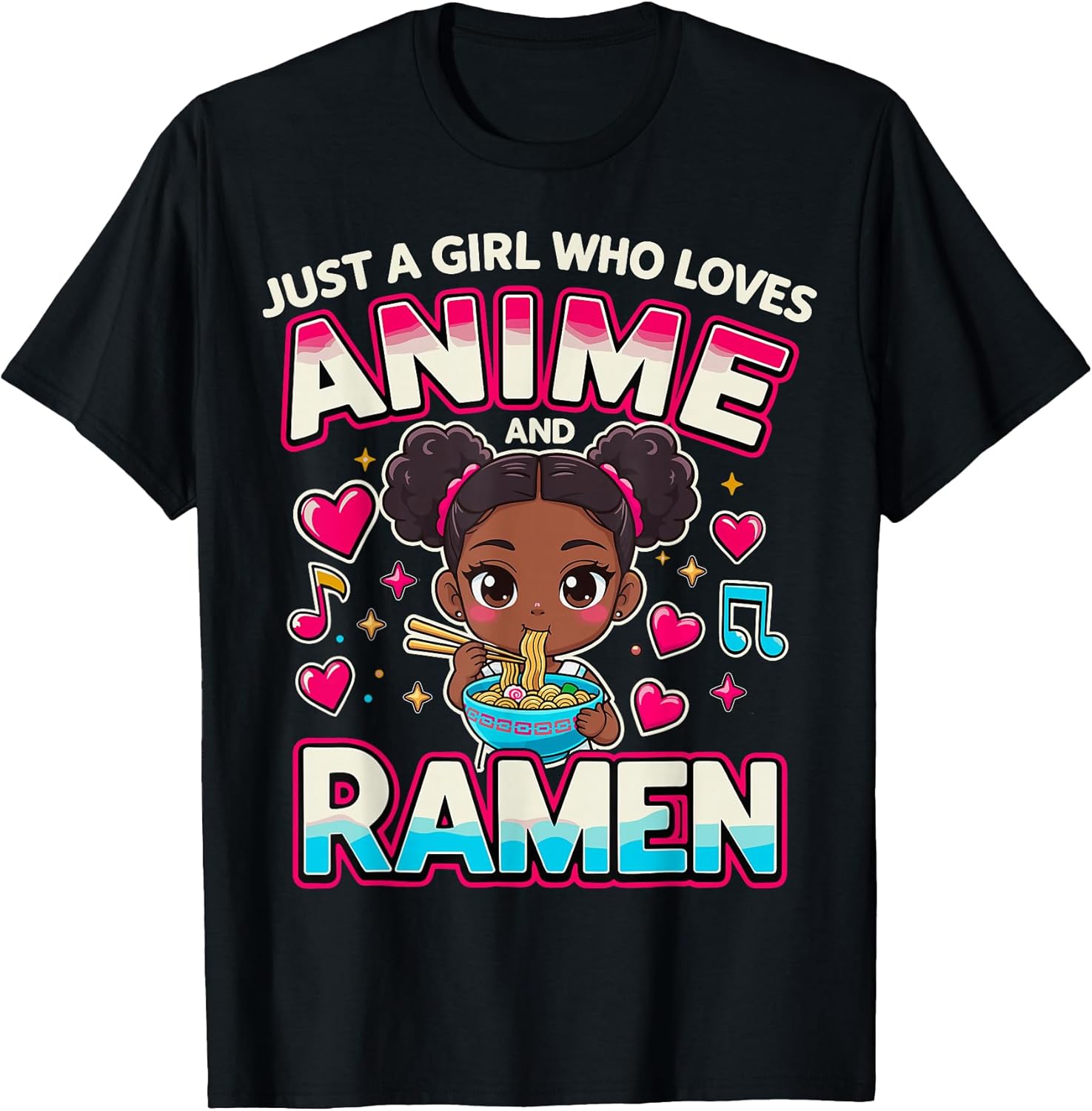 Melanin Funny Afro Anime Ramen Lover