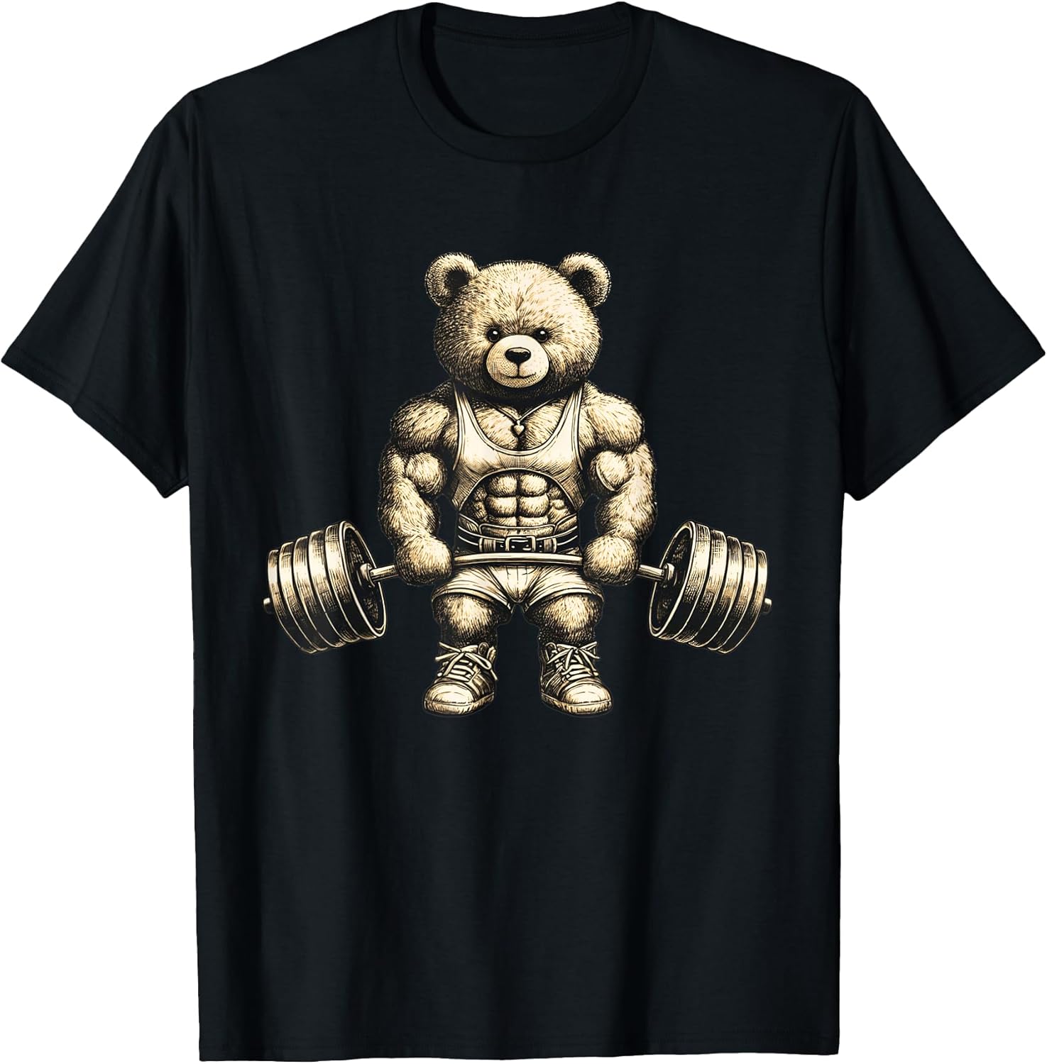 Funny Barbell Gym Graphic Tees for Women Men Kids
