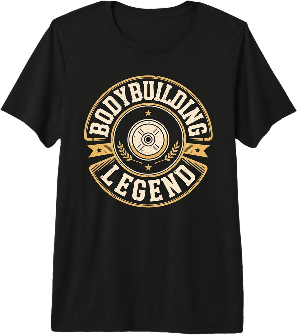 Gym Fitness Bodybuilding Legend Icon Badge