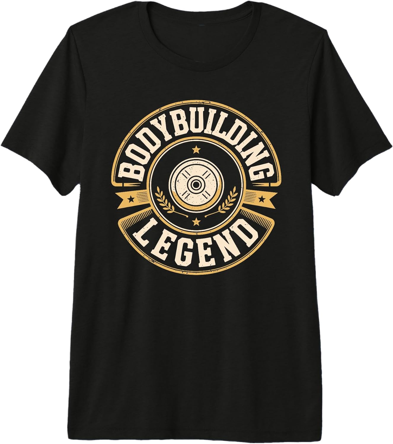 Gym Fitness Bodybuilding Legend Icon Badge