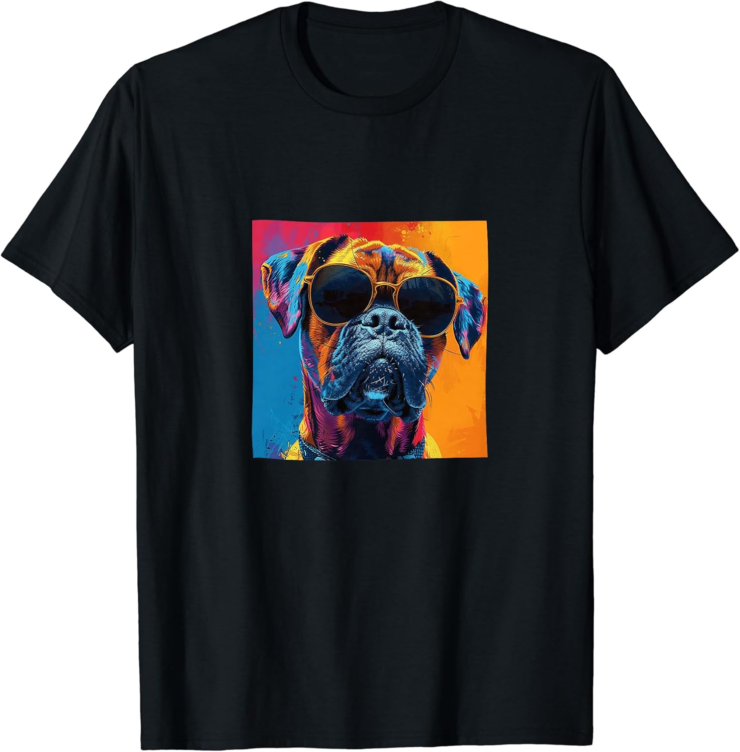 Boxer Dog Retro Sunglasses Merch