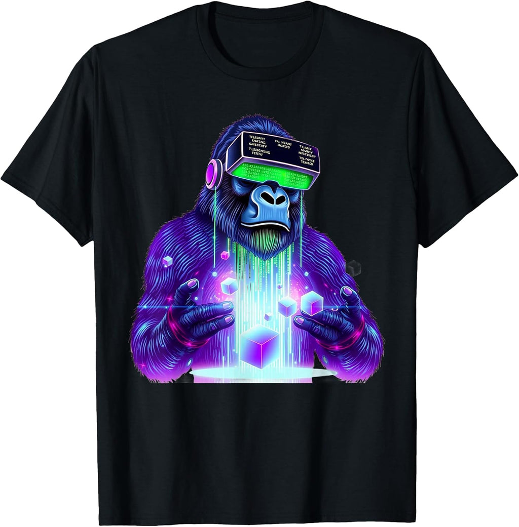 Gorilla VR Gamer Birthday Gamer Gorilla Apparel Te